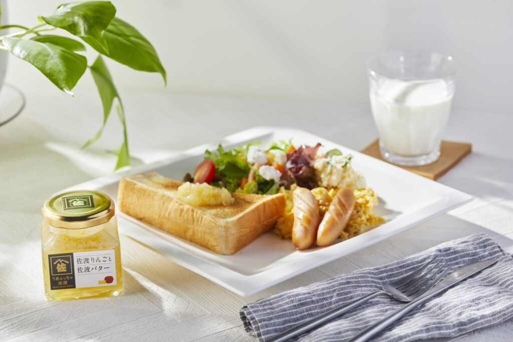 佐渡りんごと佐渡バター