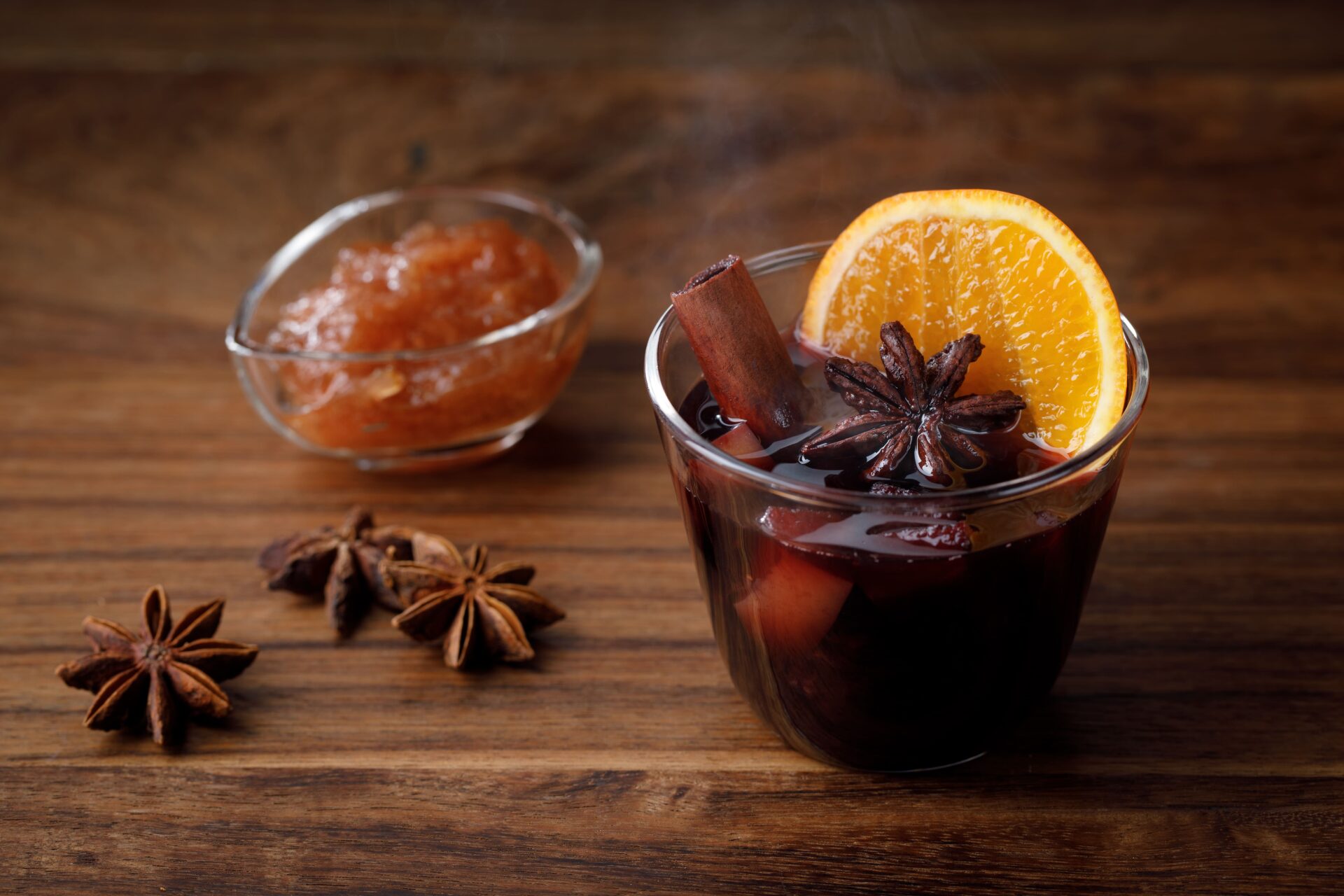 越後姫のジャムのホットワイン（１～２杯分）