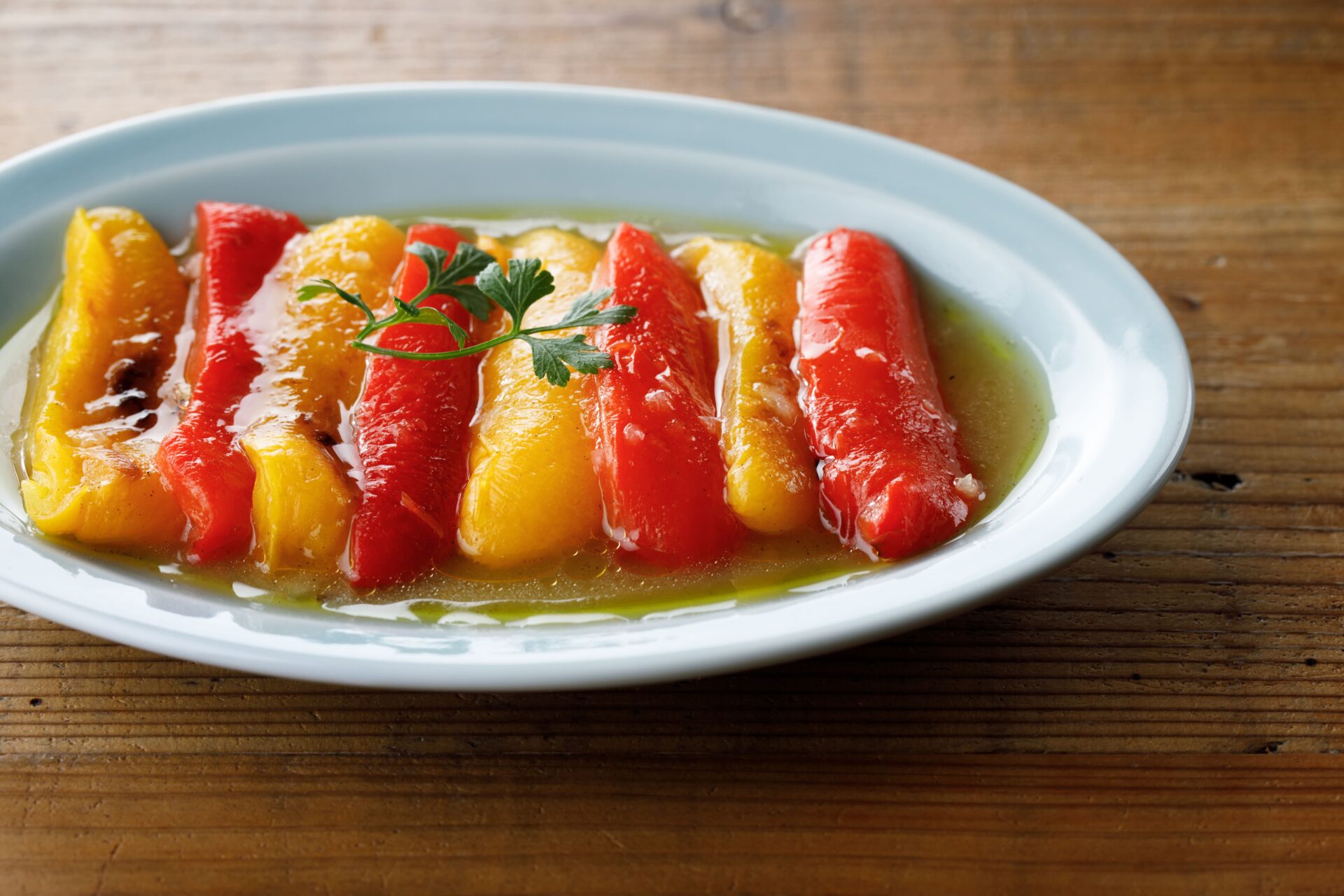 ルレクチエと佐渡バターの焼きパプリカマリネ（2～3人分）