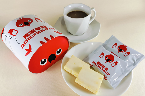 佐渡牛乳コロロンミルクパフ